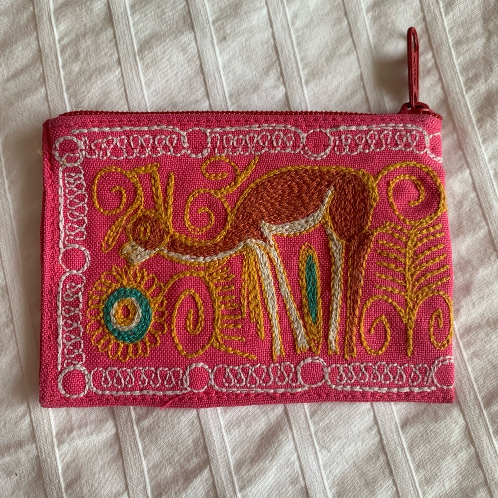 Embroidered Coin Purse